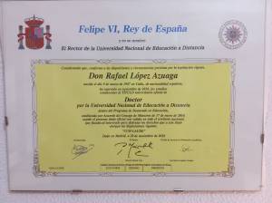 Doctor en Educación Rafael López